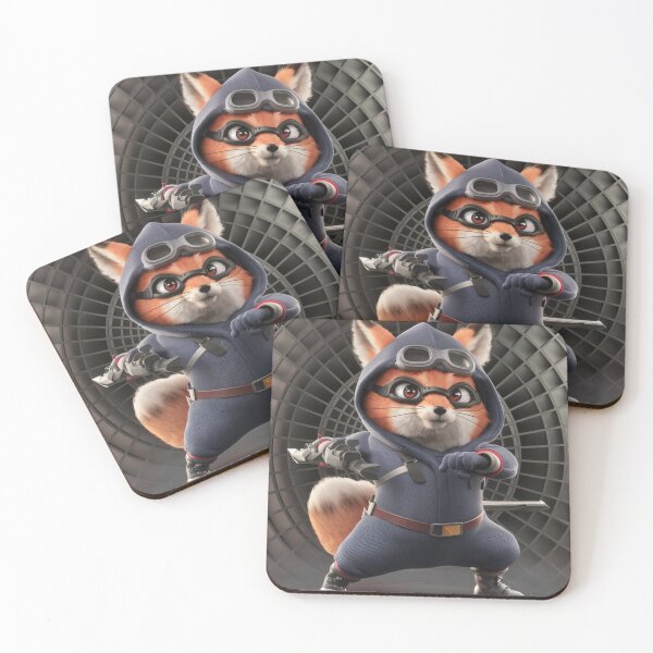 Item preview, Fox Portrait. futuristic ninja designed and sold by FoxVibes.