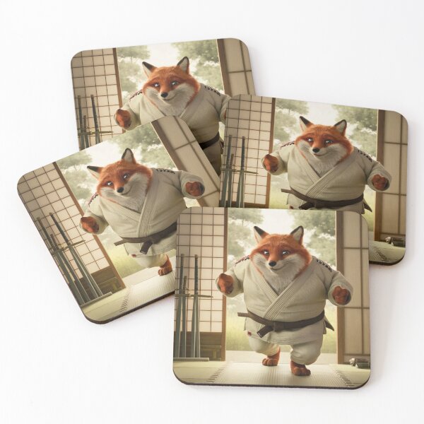 Item preview, Fox Portrait. dojo, martial art, fox karate designed and sold by FoxVibes.