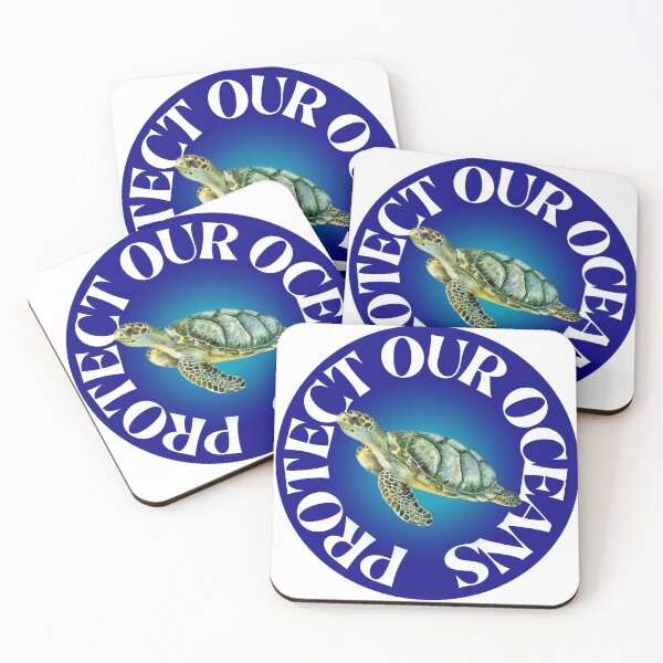 Item preview, Protect Our Oceans Turtle designed and sold by HeyDaisyShop.