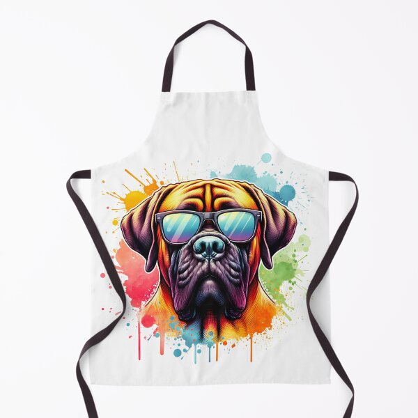 Item preview,  Watercolor Boerboel Wearing Sunglasses designed and sold by TheAnimalZ00.