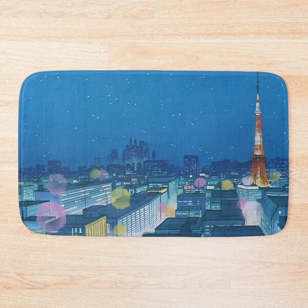 Item preview, Urban Retro Anime Skyline designed and sold by Freshfroot.