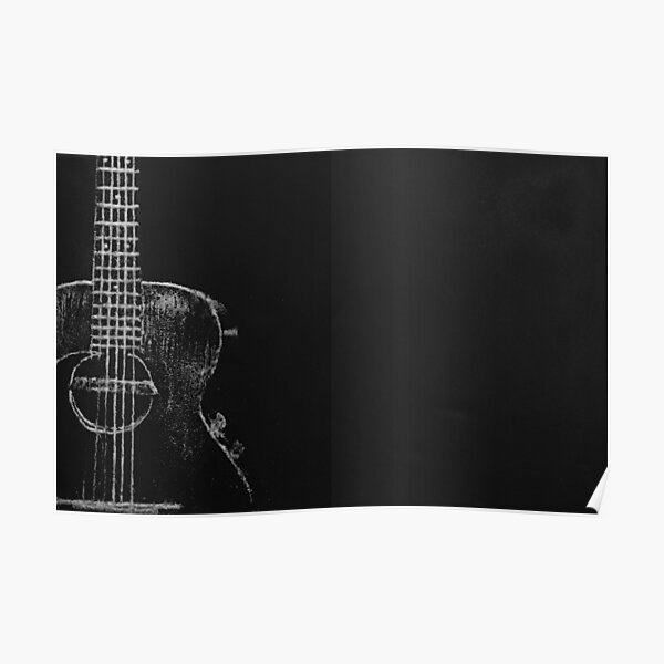 Guitar - Sugar Art Poster