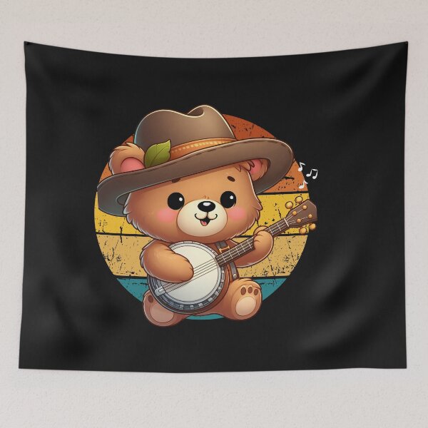 Item preview, Bear Playing a Banjo designed and sold by TeddybearClub.