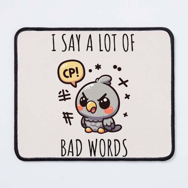 Item preview, Bad Words Parrot designed and sold by LemuellTrends.