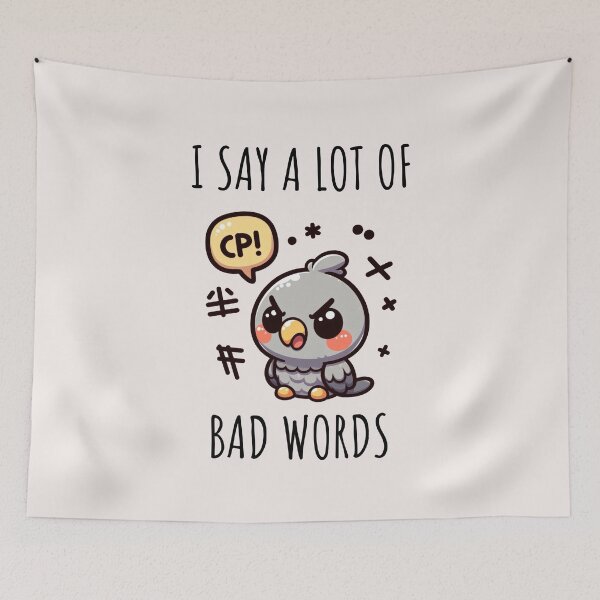 Item preview, Bad Words Parrot designed and sold by LemuellTrends.