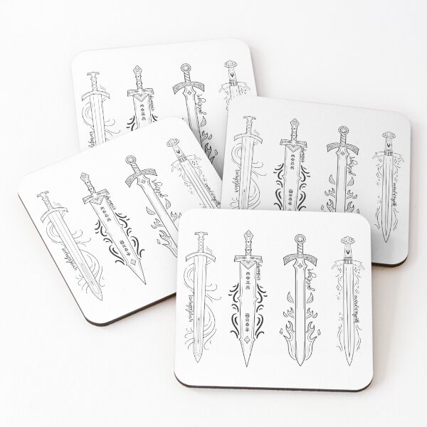 Item preview, Fantasy Swords - Throne of Glass Officially Licensed  designed and sold by serafineaandd.
