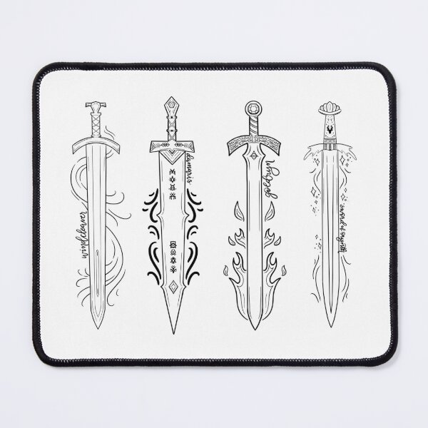 Item preview, Fantasy Swords - Throne of Glass Officially Licensed  designed and sold by serafineaandd.