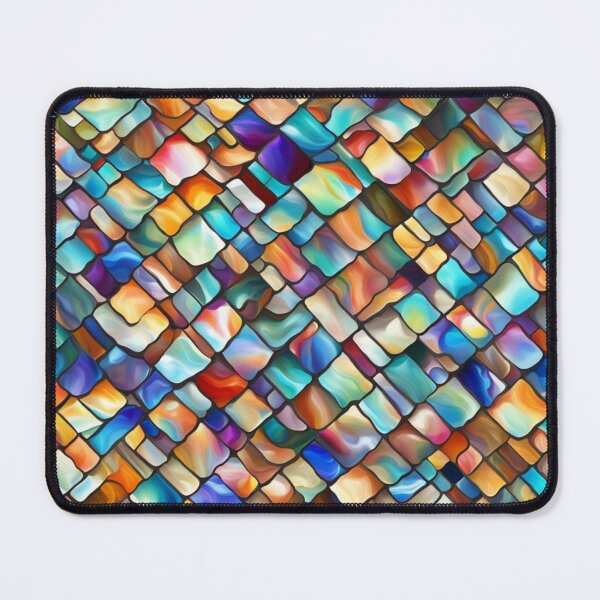 Item preview, Abstract Colorful Mother of Pearl Mosaic Pattern designed and sold by calibrit.