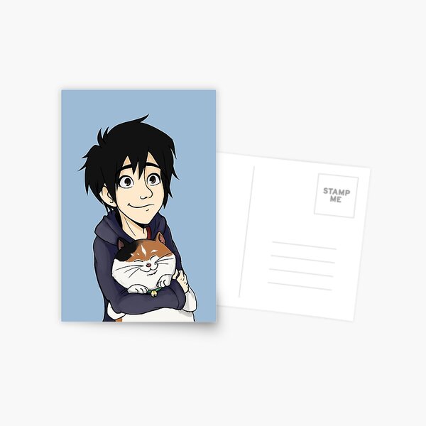 Hiro and Mochi Postcard