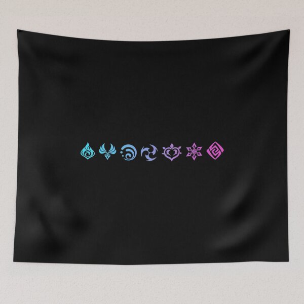 Item preview, Genshin Impact Elements  designed and sold by KatelynNicolas.