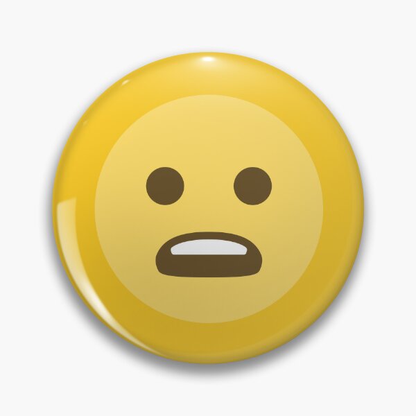 Item preview, Frowning Face With Open Mouth Emoji designed and sold by patternsbyposh.