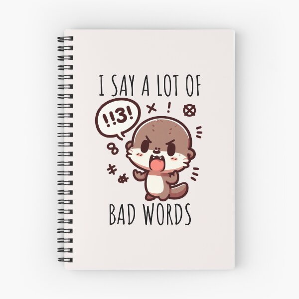 Item preview, Bad Words Otter designed and sold by LemuellTrends.