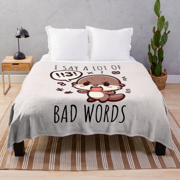 Item preview, Bad Words Otter designed and sold by LemuellTrends.