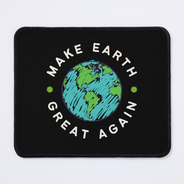 Item preview, Make Earth Great Again, Go Green. World Globe Earth Day Awareness designed and sold by moproconcepts.