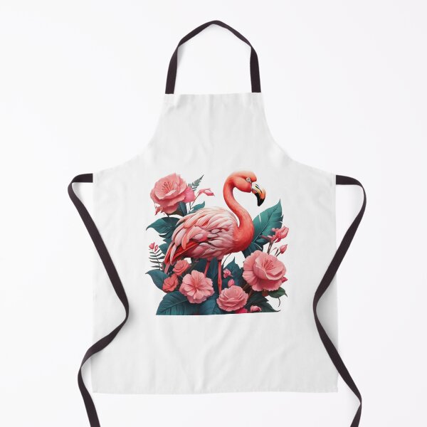 Item preview, Pink Flamingo With Flowers designed and sold by Angelle55.