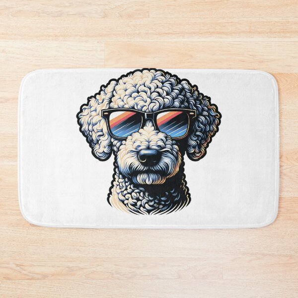 Item preview, Watercolor Bedlington Terrier Wearing Sunglasses designed and sold by TheAnimalZ00.