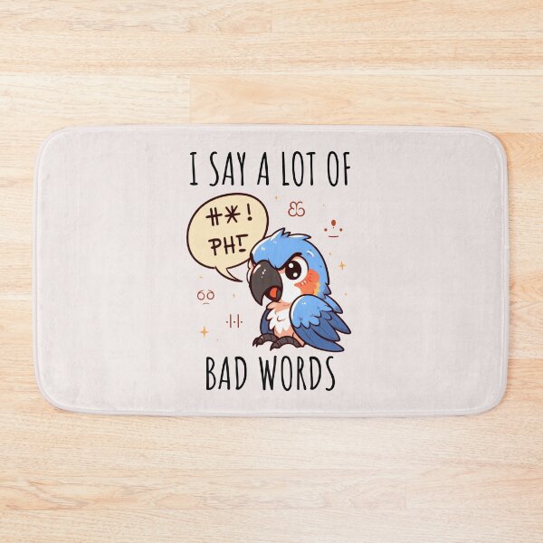 Item preview, Bad Words Macaw designed and sold by LemuellTrends.