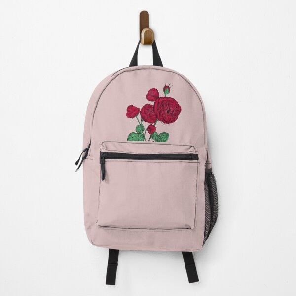 Item preview, Dark Red Pompon Rose Bloom Full 26-40 Petals In 3+ Rows designed and sold by Rachael Taylor.