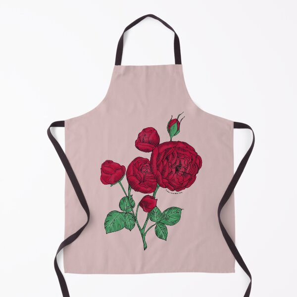 Item preview, Dark Red Pompon Rose Bloom Full 26-40 Petals In 3+ Rows designed and sold by Rachael Taylor.