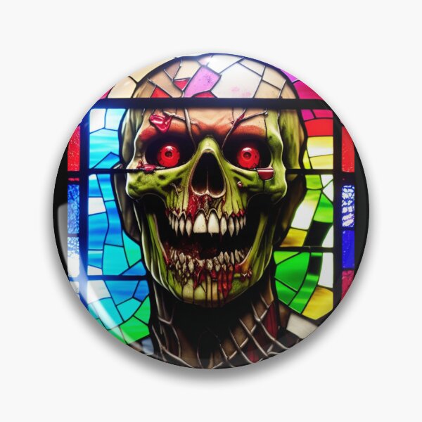 Item preview, LIA #0766 Zombie Stained Glass Window designed and sold by GrumpyMrGrouper.