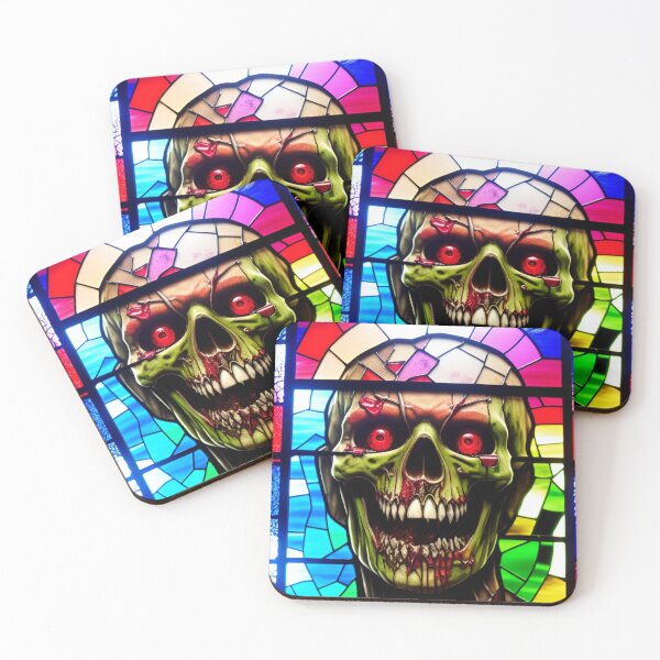Item preview, LIA #0766 Zombie Stained Glass Window designed and sold by GrumpyMrGrouper.