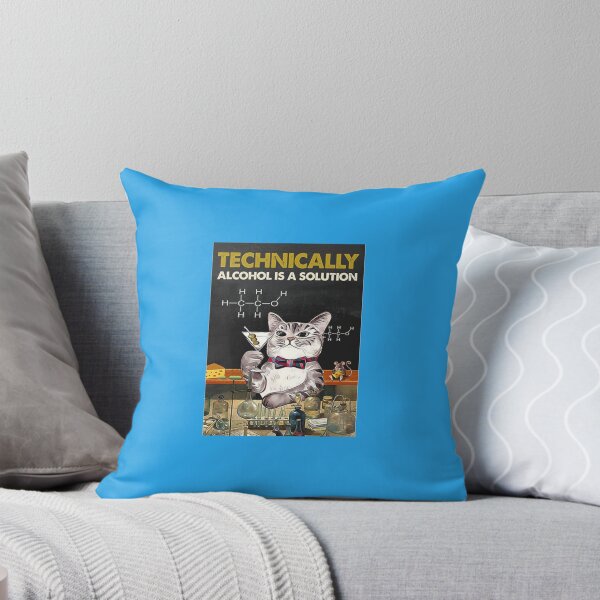 Item preview, Cat Technically Alcohol Is A Solution   designed and sold by HassanLegro.