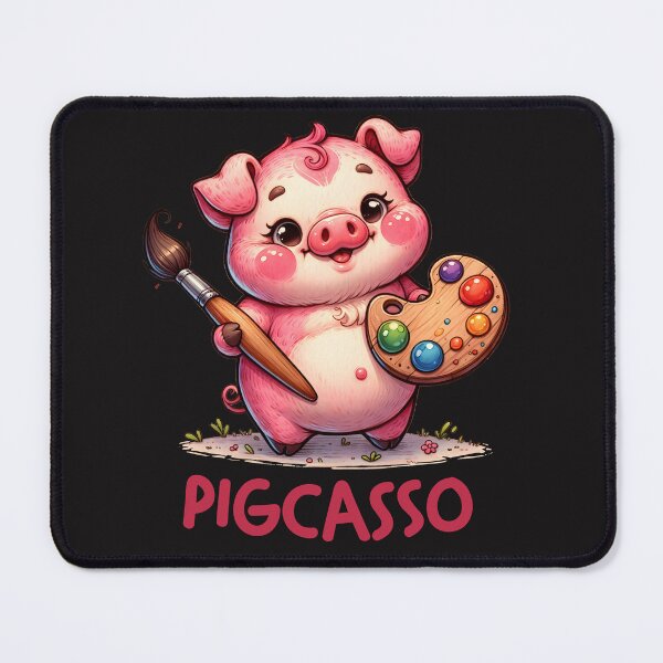 Item preview, Portly Piggy Artist Pigcasso designed and sold by AlienOccupation.