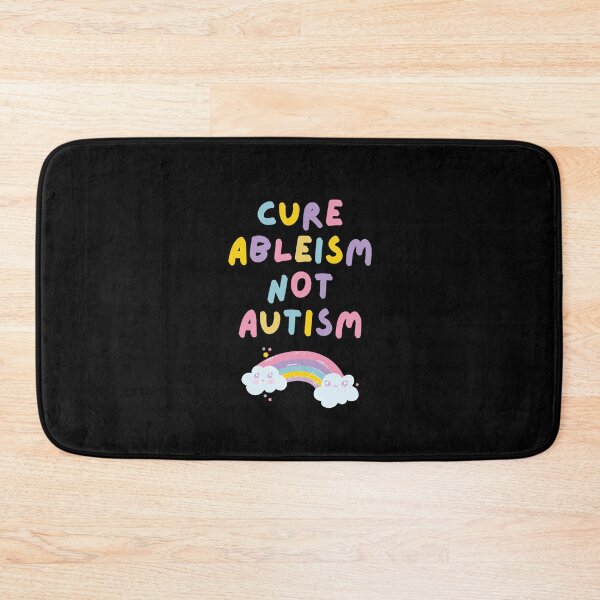Item preview, Cure Ableism Not Autism (Black) designed and sold by mydoodlesateme.