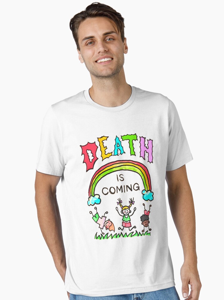 Thumbnail 2 of 7, Essential T-Shirt, Death Is Comming designed and sold by Jasperkertzmann.