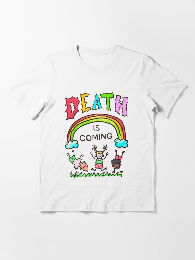 Thumbnail 3 of 7, Essential T-Shirt, Death Is Comming designed and sold by Jasperkertzmann.