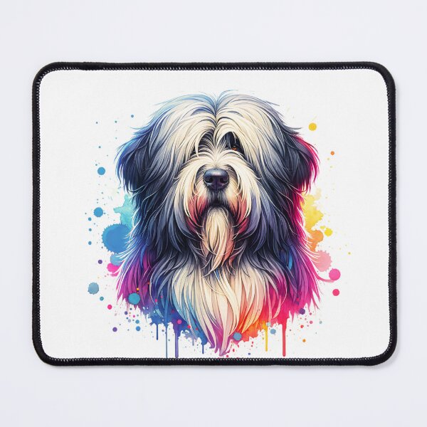 Item preview, Watercolor Bergmasco Sheepdog  designed and sold by TheAnimalZ00.