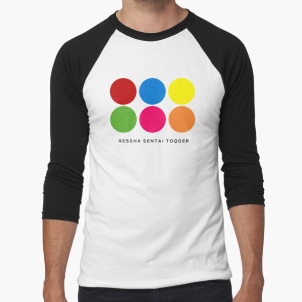 ToQger Dot Matrix (Light) Baseball ¾ Sleeve T-Shirt