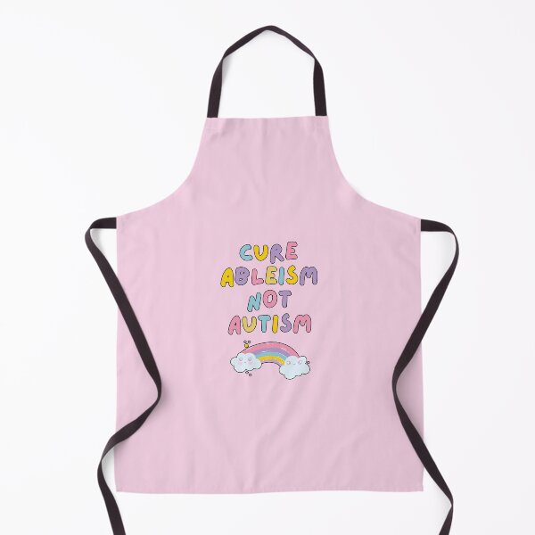 Item preview, Cure Ableism Not Autism (pink) designed and sold by mydoodlesateme.