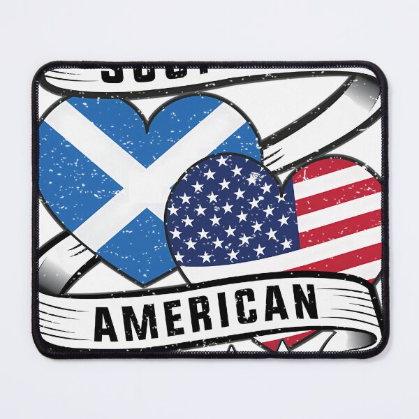 Item preview, Scottish American Flag Half American And Half Scottish designed and sold by HowarHarlan.