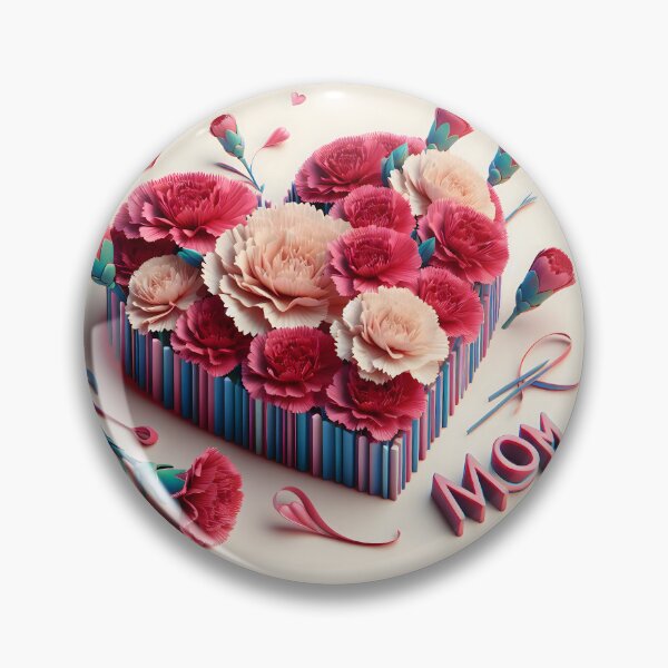Item preview,  Special for Mom 2024: 3D Flower Heart designed and sold by sofia1971.