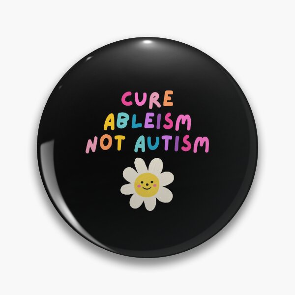 Item preview, Cure Ableism Not Autism (Black) designed and sold by mydoodlesateme.