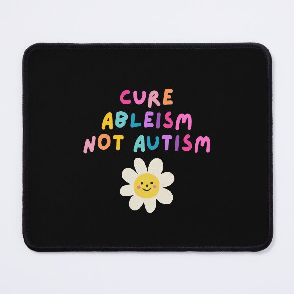 Item preview, Cure Ableism Not Autism (Black) designed and sold by mydoodlesateme.