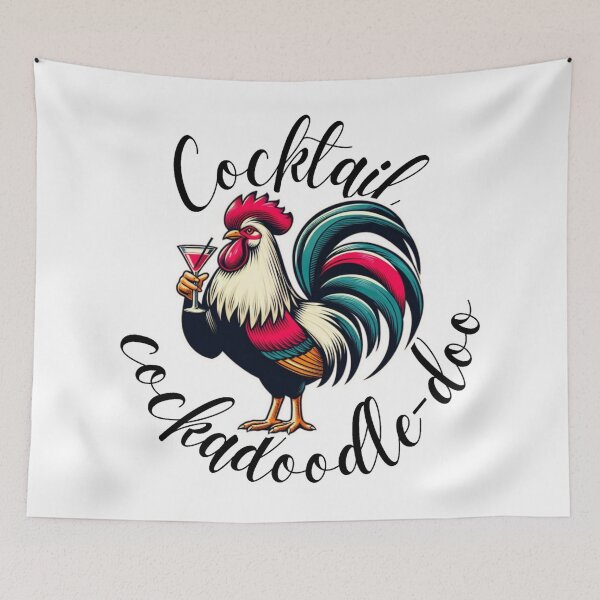 Item preview, Cocktail cock-a-doodle-doo designed and sold by DShirtRepublic.