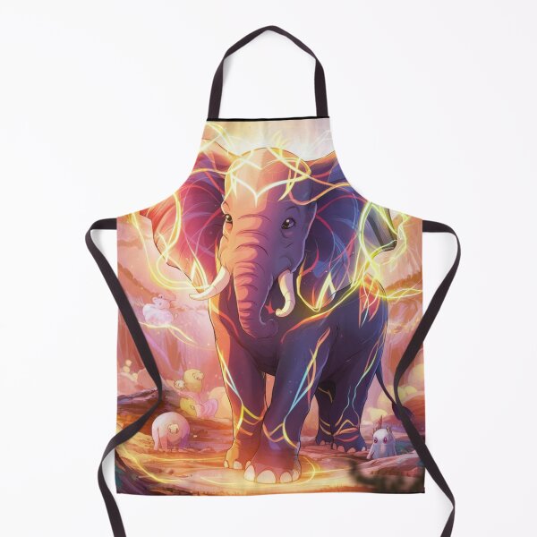 Item preview, Elephant Portrait. lightning elephant, happy elephant designed and sold by ElephantVibes.