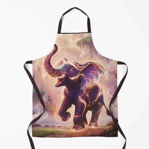 Item preview, Elephant Portrait. lightning elephant, happy elephant designed and sold by ElephantVibes.