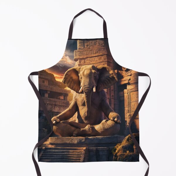Item preview, Elephant Portrait. lotus pose, elephant meditation designed and sold by ElephantVibes.