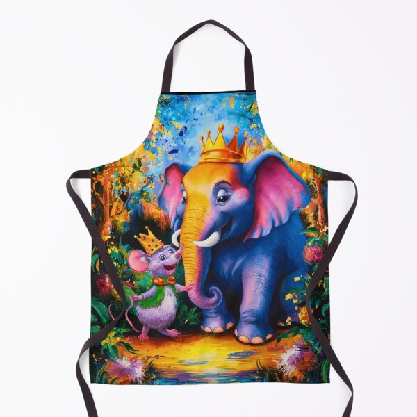 Item preview, Elephant Portrait. watercolor elephant, happy elephant designed and sold by ElephantVibes.