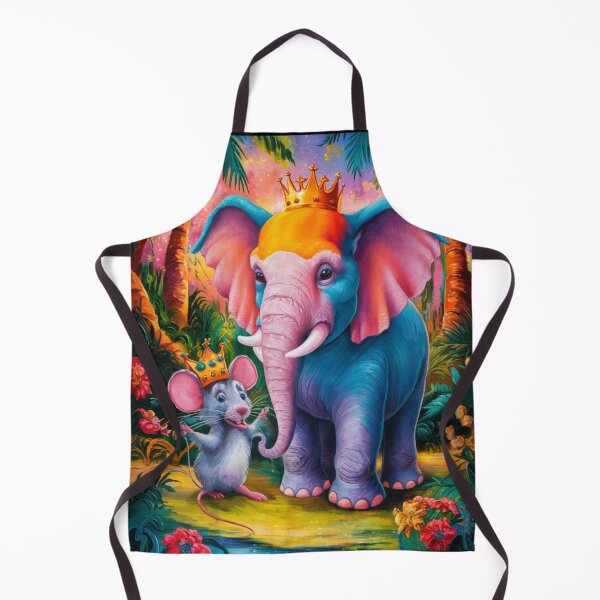 Item preview, Elephant Portrait. watercolor elephant, happy elephant designed and sold by ElephantVibes.