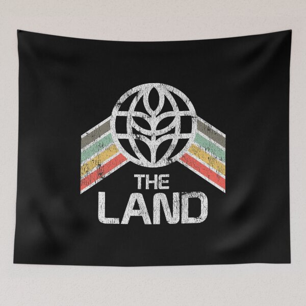 Item preview, The Land Logo Distressed In Vintage Retro Style designed and sold by DrewSwift.
