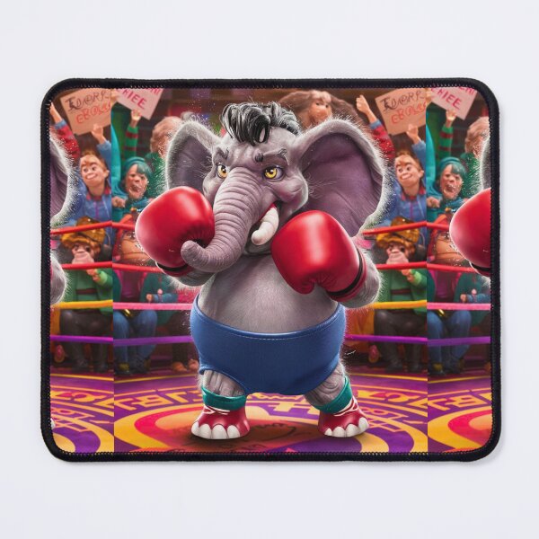 Item preview, Elephant Portrait. elephant boxing designed and sold by ElephantVibes.