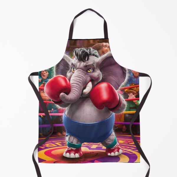 Item preview, Elephant Portrait. elephant boxing designed and sold by ElephantVibes.