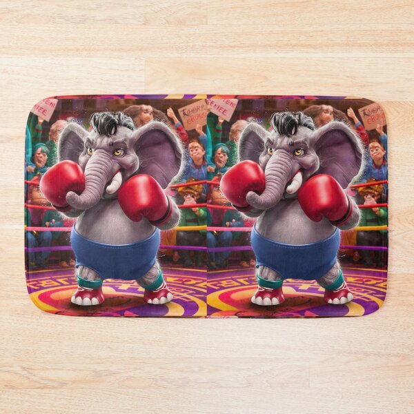 Item preview, Elephant Portrait. elephant boxing designed and sold by ElephantVibes.