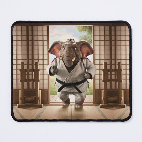 Item preview, Elephant Portrait. dojo, martial art, elephant karate designed and sold by ElephantVibes.