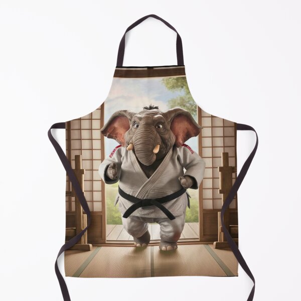 Item preview, Elephant Portrait. dojo, martial art, elephant karate designed and sold by ElephantVibes.
