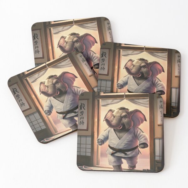 Item preview, Elephant Portrait. dojo, martial art, elephant karate designed and sold by ElephantVibes.